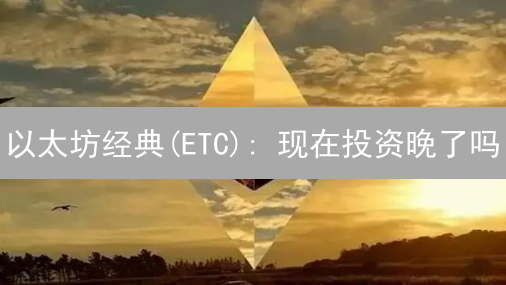 以太坊经典(ETC): 现在投资晚了吗？风险与机遇深度解析！